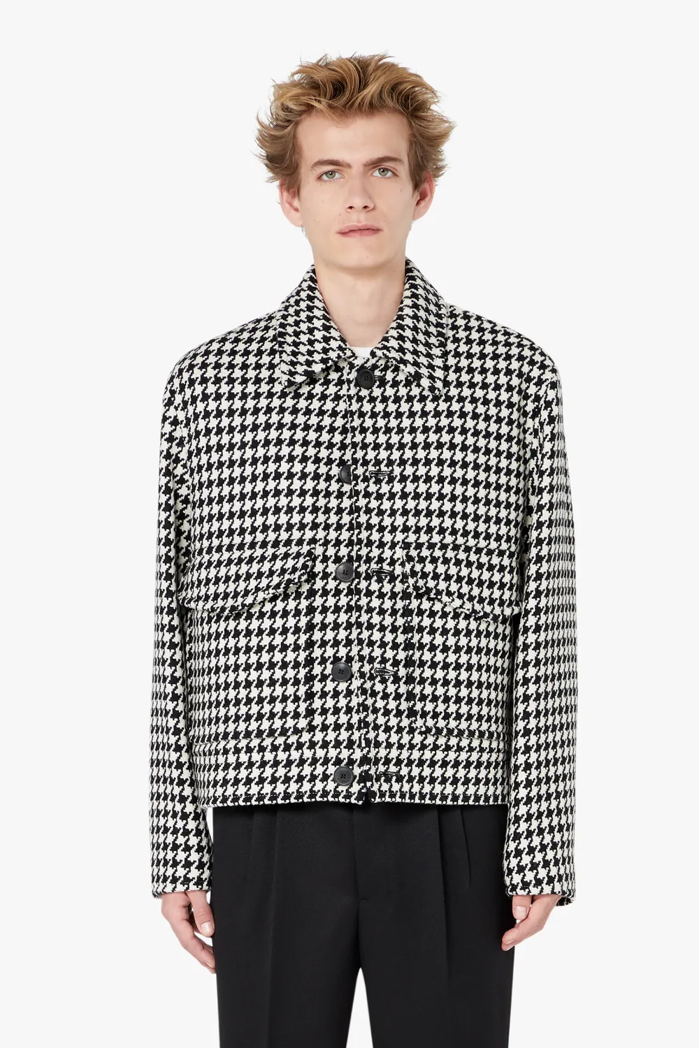 off white houndstooth jacket