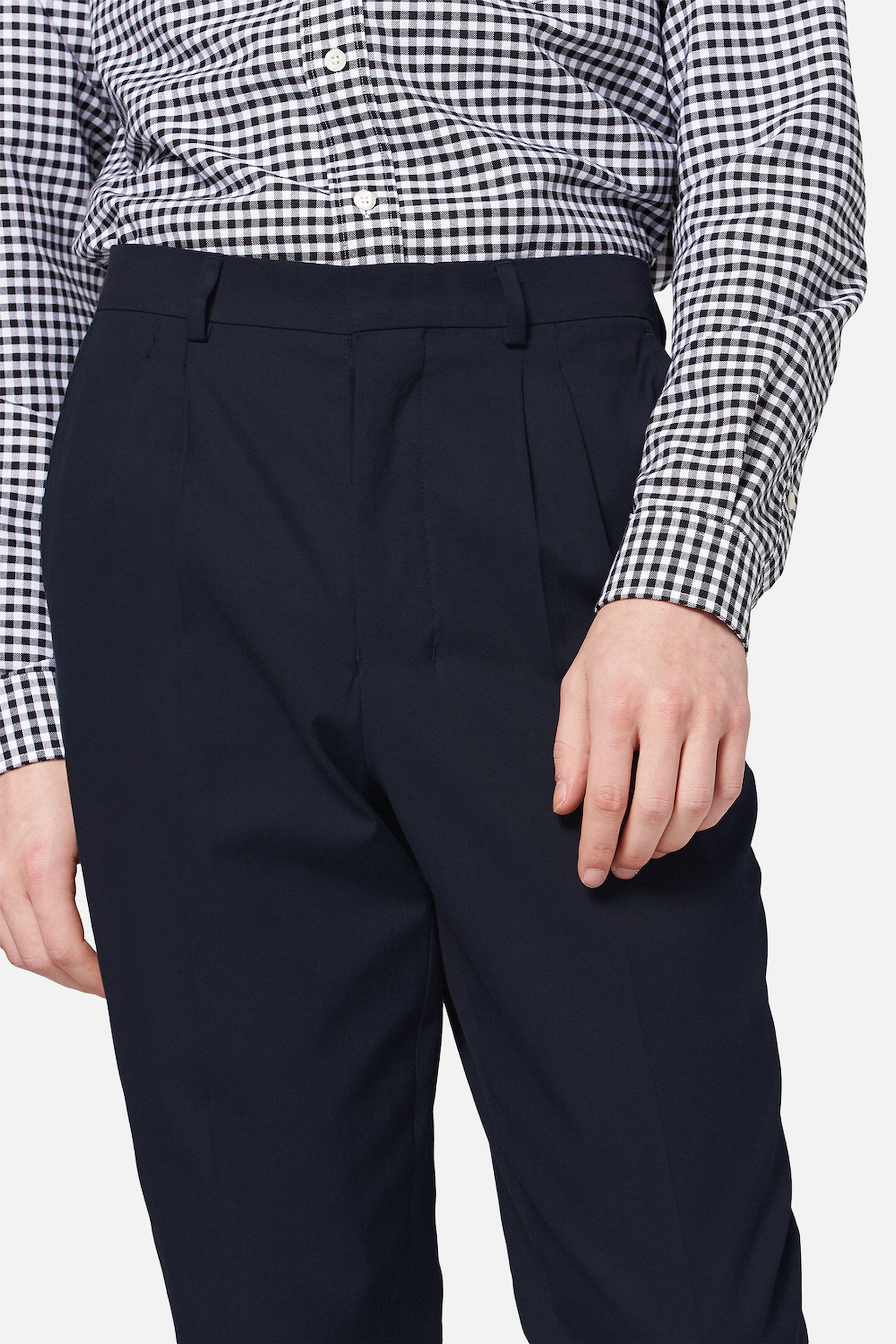 Pleated Carrot Fit Trousers | AMI PARIS