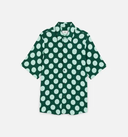 Polka Dot Short Sleeve Shirt