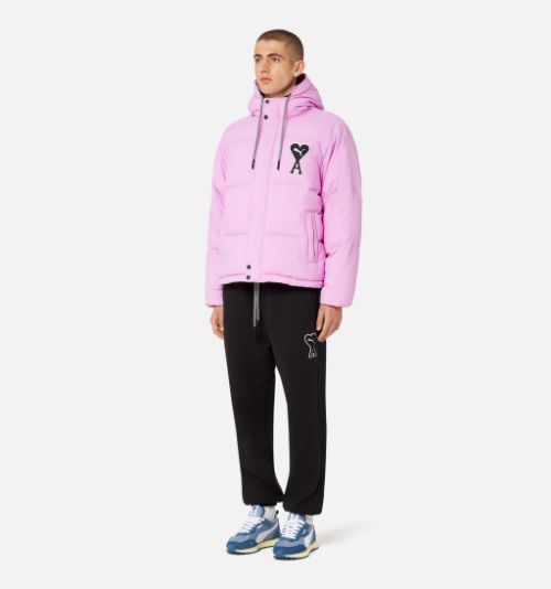 Pink PUMA x AMI Puffer Jacket | AMI PARIS US