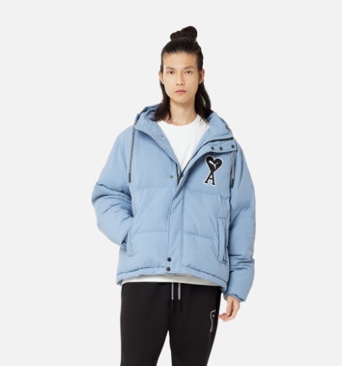 Blue Puma X Ami Puffer Jacket - Ami Paris Official Pt