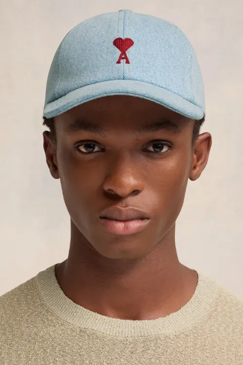 Blue Classic Baseball Cap | AMI PARIS US