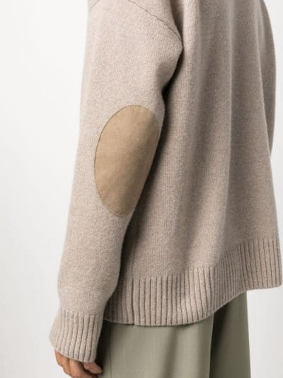 AMI Men's Wool Turtleneck Sweater - Natural - Turtlenecks