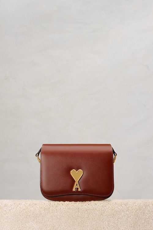AMI Paris Women's Leather Top Handle Bag