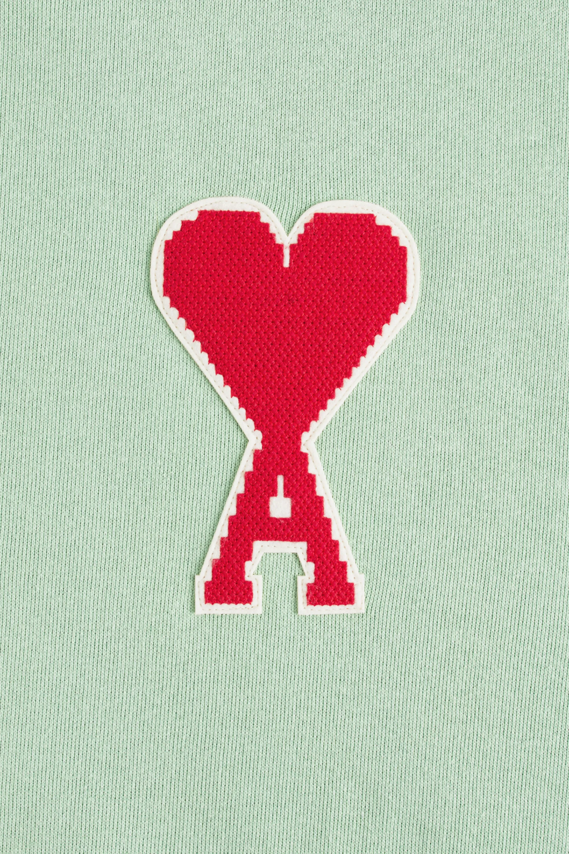 ami big heart sweatshirt