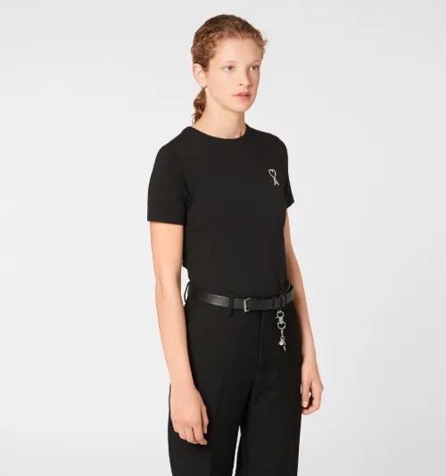 T-shirt With Ami De Coeur Logo T-shirt With Ami De Coeur Logo