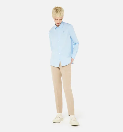 Blue Tonal Ami De Coeur Shirt | Ami Paris Us