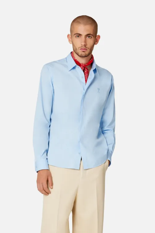 Sky Blue Shirt | AMI Paris US