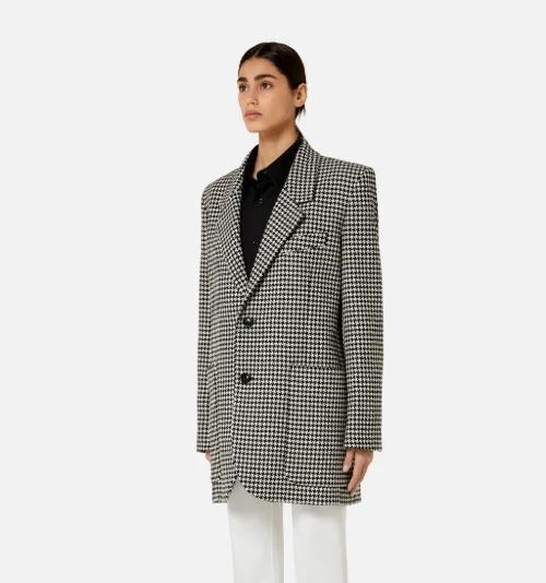Two Buttons Long Jacket