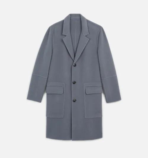 unstructured wool coat