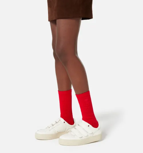 On Sale - Velcro Low-top Sneakers With Platform Sole | AMI PARIS