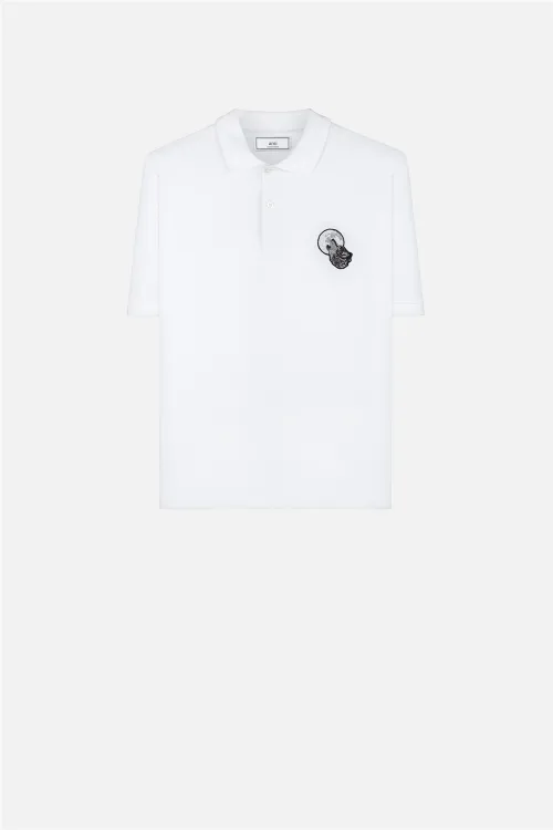 wolf polo shirt