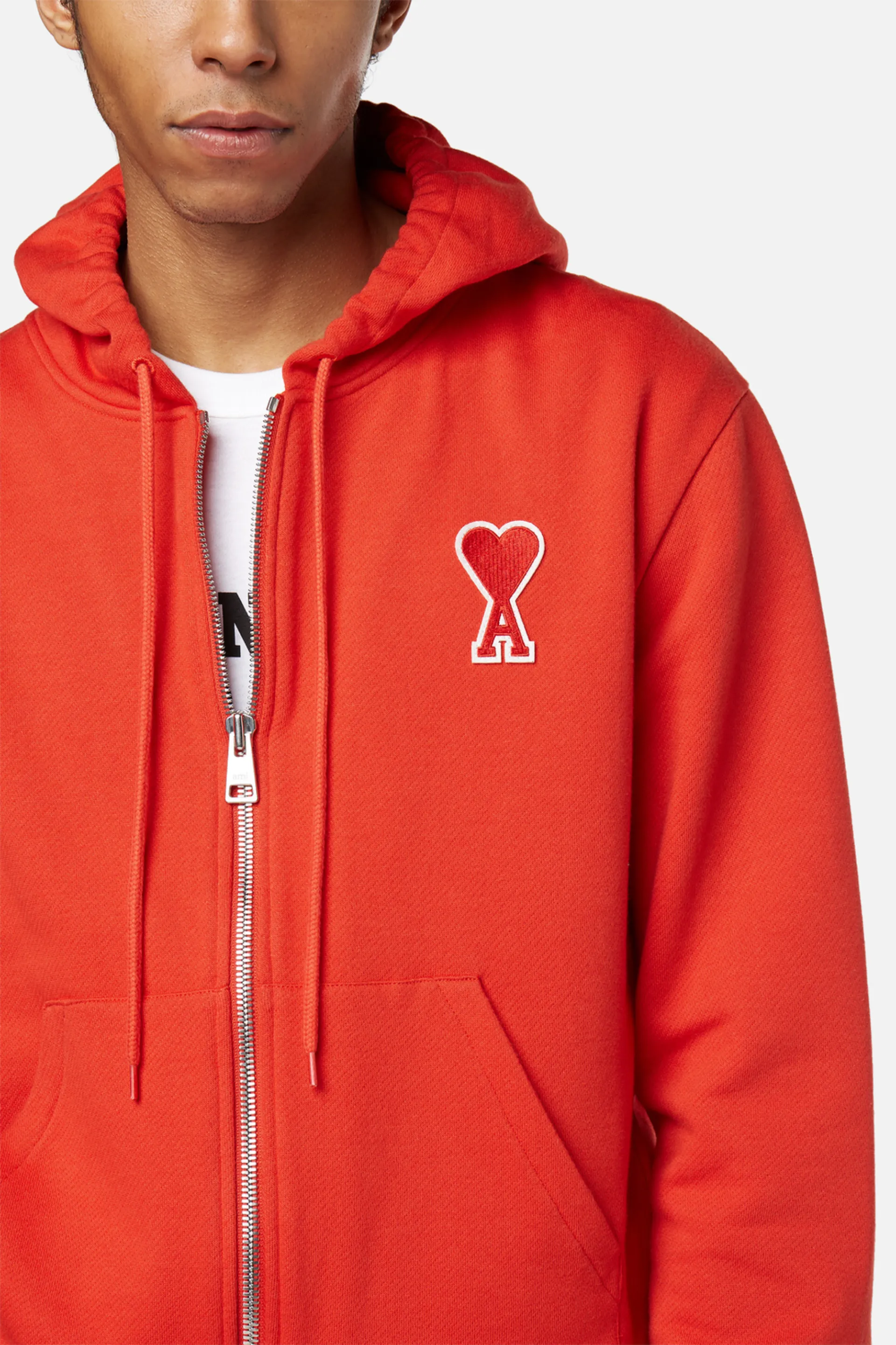 ami paris zip hoodie