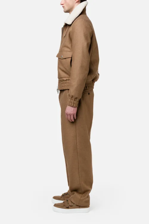 ami wool bomber jacket