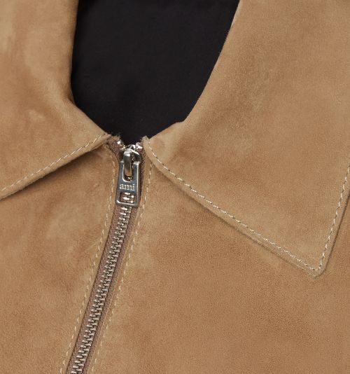 fleece suede jacket