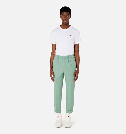 キャロットフィット ロールアップカフス パンツ Ami Alexandre Mattiussi キャロットフィット ロールアップカフス パンツ Ami Alexandre Mattiussi