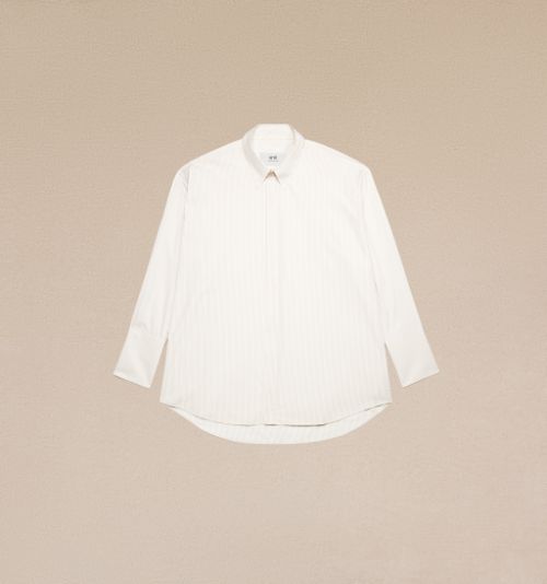 ホワイト ボタンダウン シャツ - AMI PARIS OFFICIAL