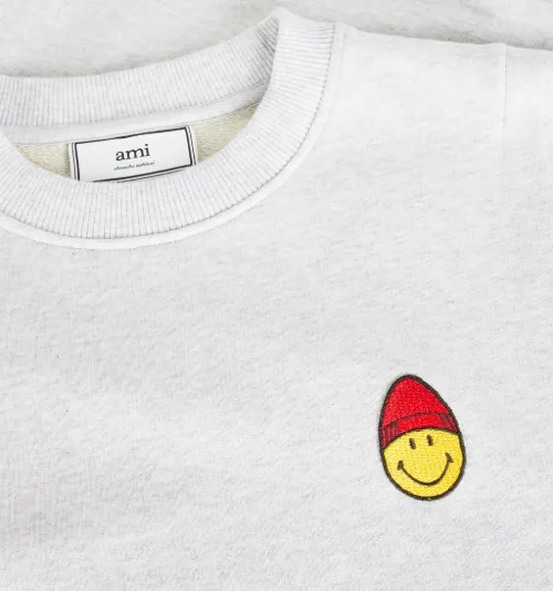 ami smiley sweatshirt