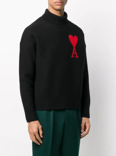woolen turtleneck jumper