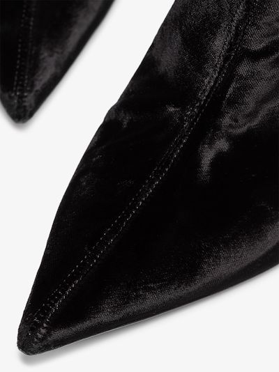 mia black ankle boots