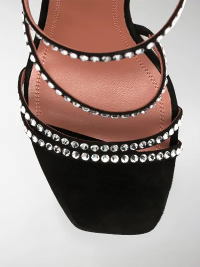 crystal embellished sandals