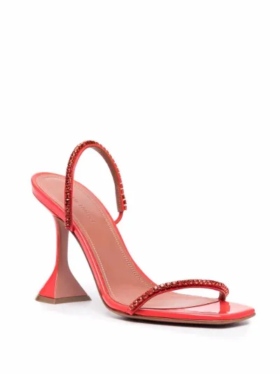 red slingback sandals