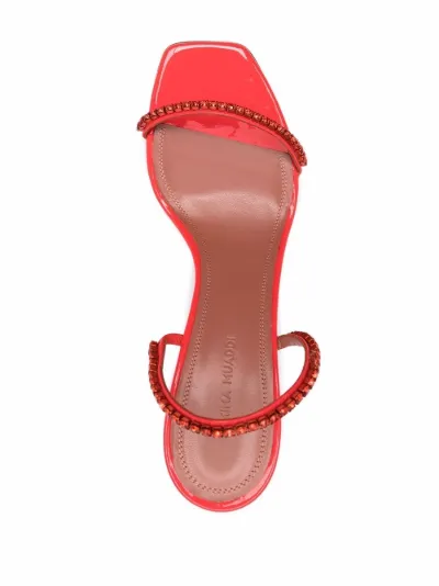 red slingback sandals