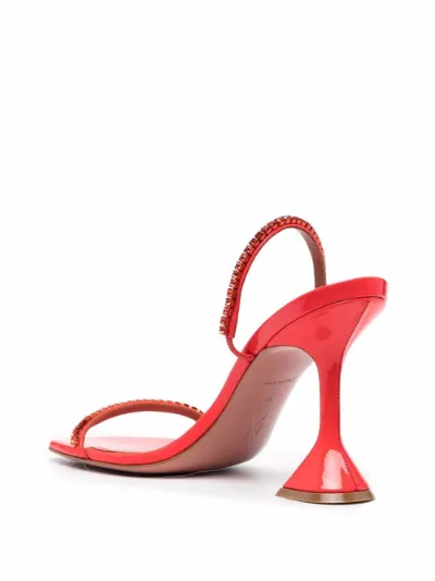 red slingback sandals