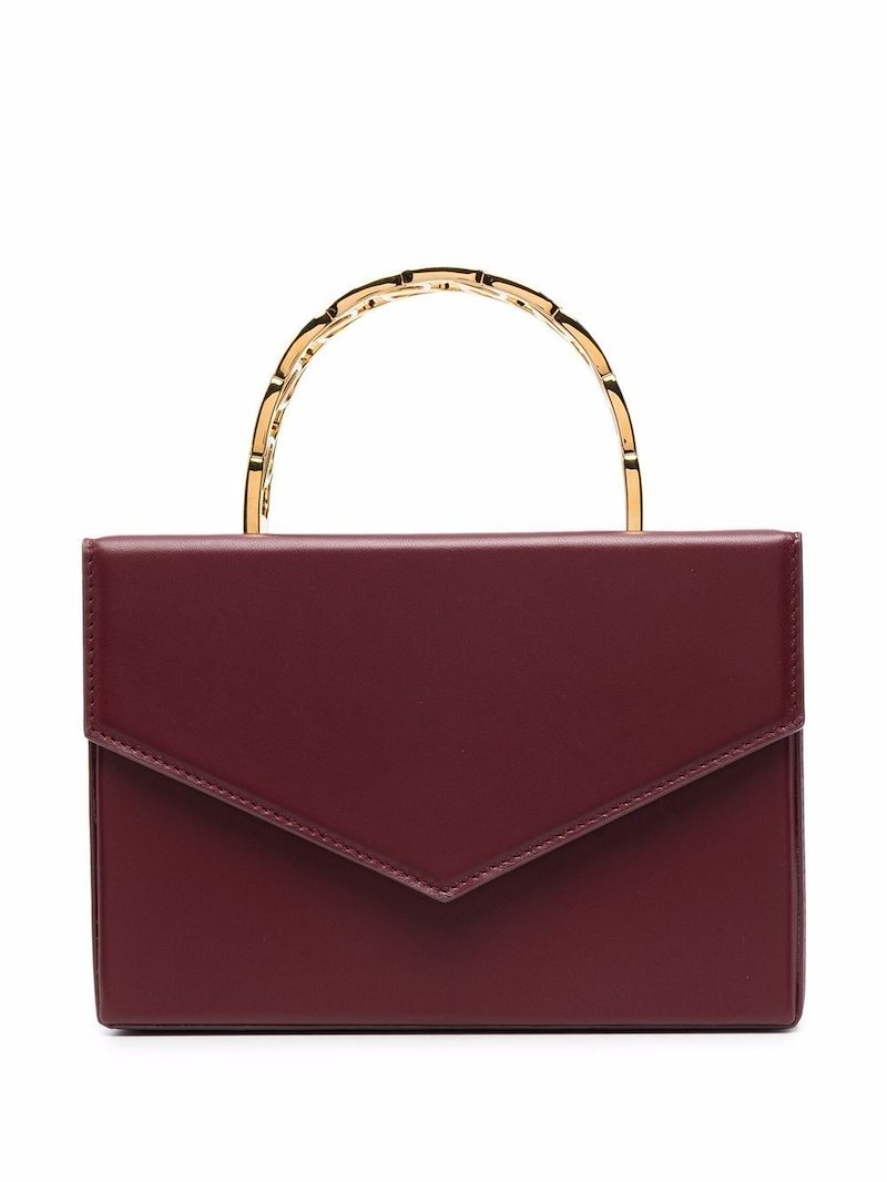 Sale Amina Muaddi Pernille mini tote bag red | MODES