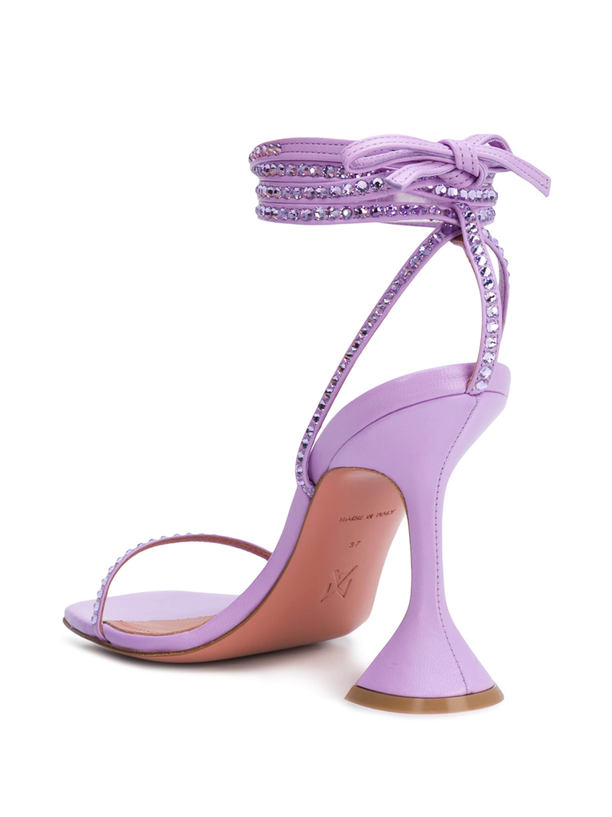 Vita crystal sandals | Amina Muaddi | Eraldo.com