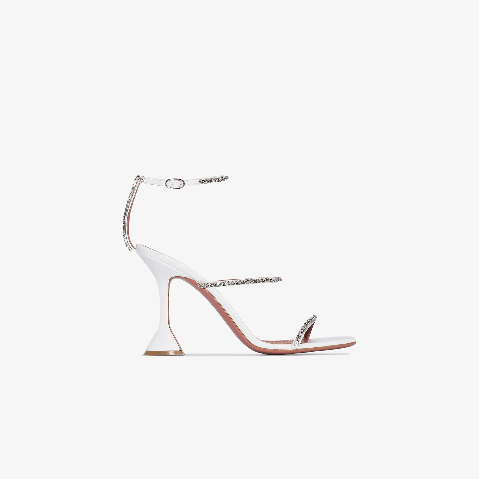 amina muaddi crystal shoes