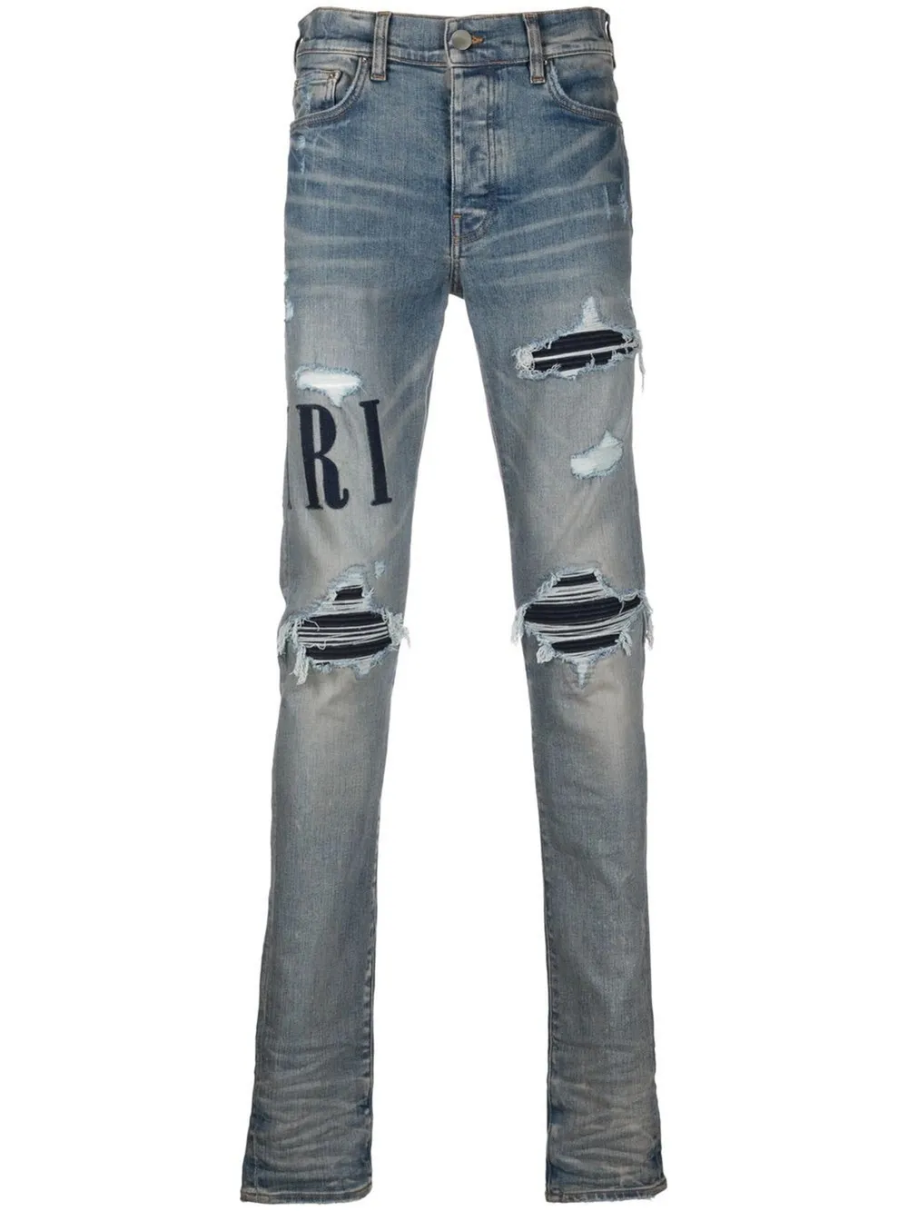AMIRI Appliqué-logo distressed jeans | Eraldo.com ES 