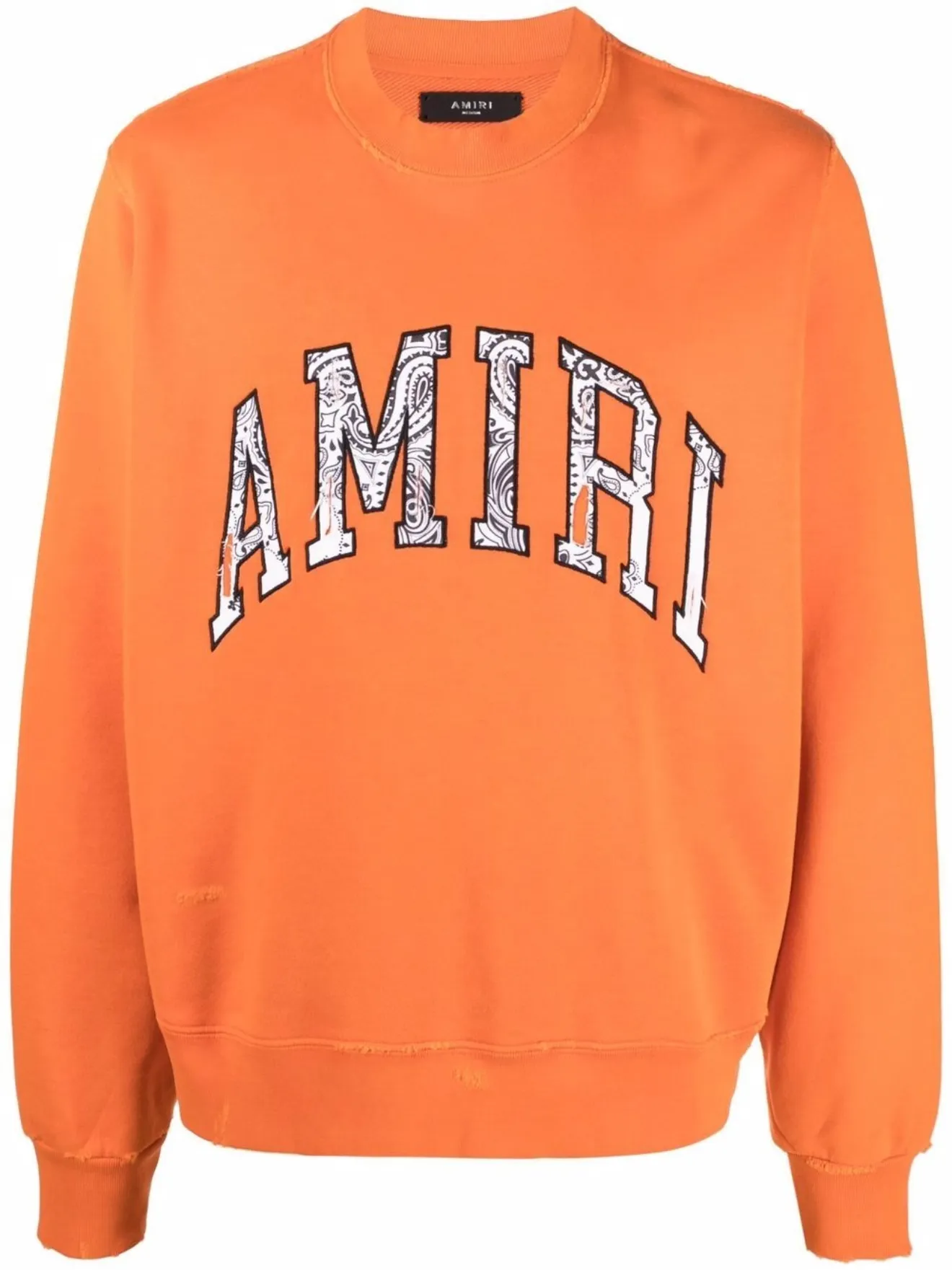 Sale AMIRI bandana appliqué logo hoodie 