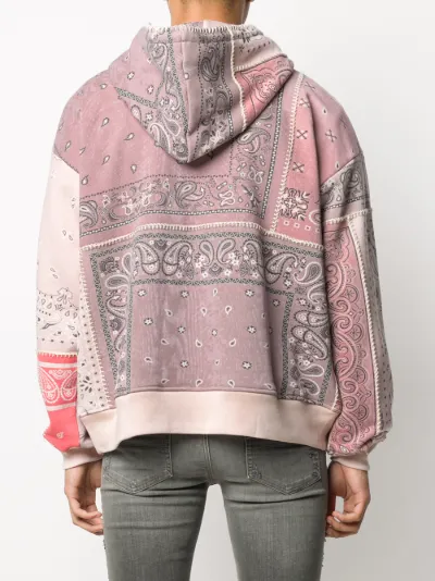 amiri printed hoodie