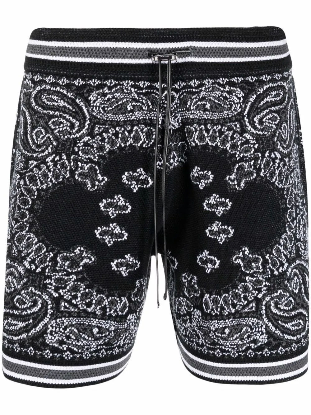 bandanaprint track shorts AMIRI US