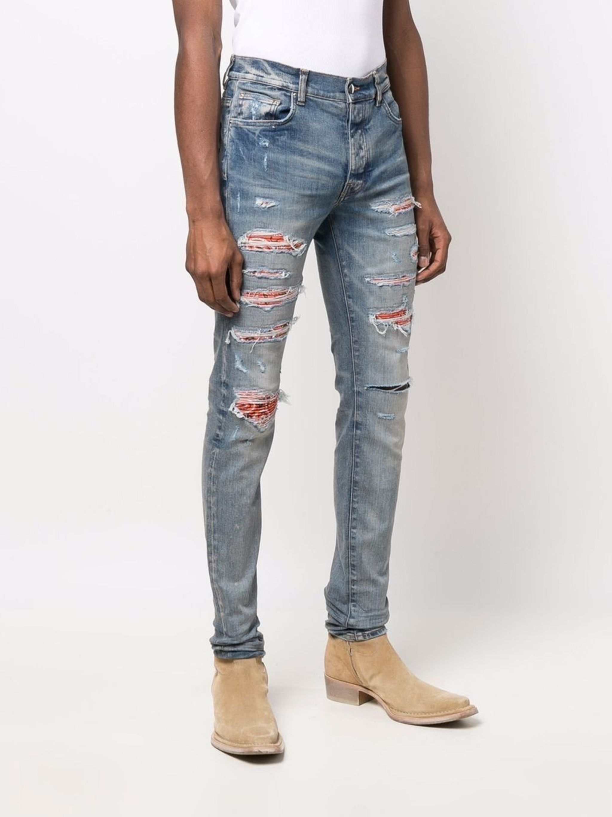 Bandana Thrasher skinny jeans | AMIRI | Eraldo.com