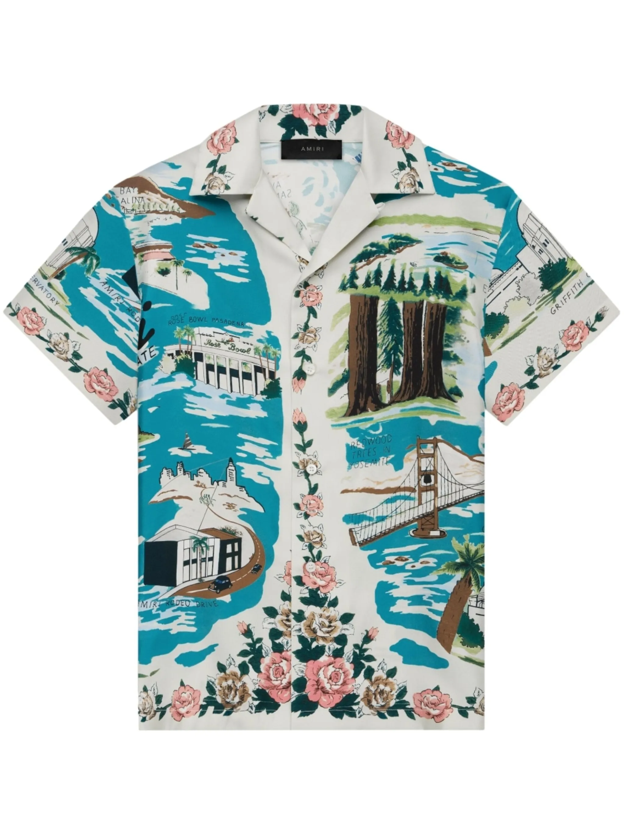 California Hawaiianprint shirt AMIRI