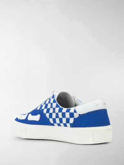 checkered sneakers