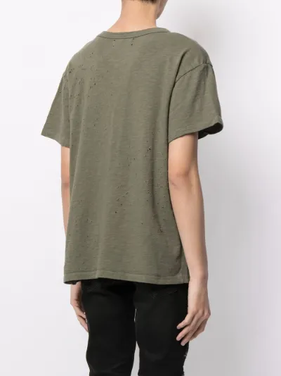 AMIRI distressed perforated T-shirt 