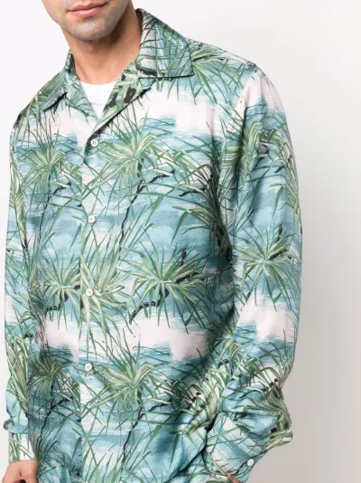 AMIRI Floral Aloha printed bowling 