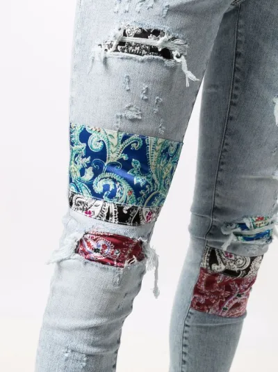 AMIRI Jeans skinny con effetto vissuto blu | MODES