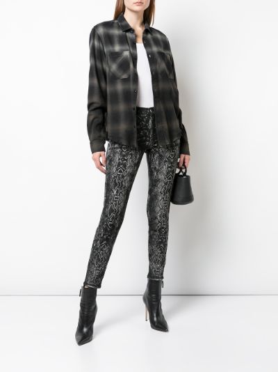 Jeans amiri con on sale serpente