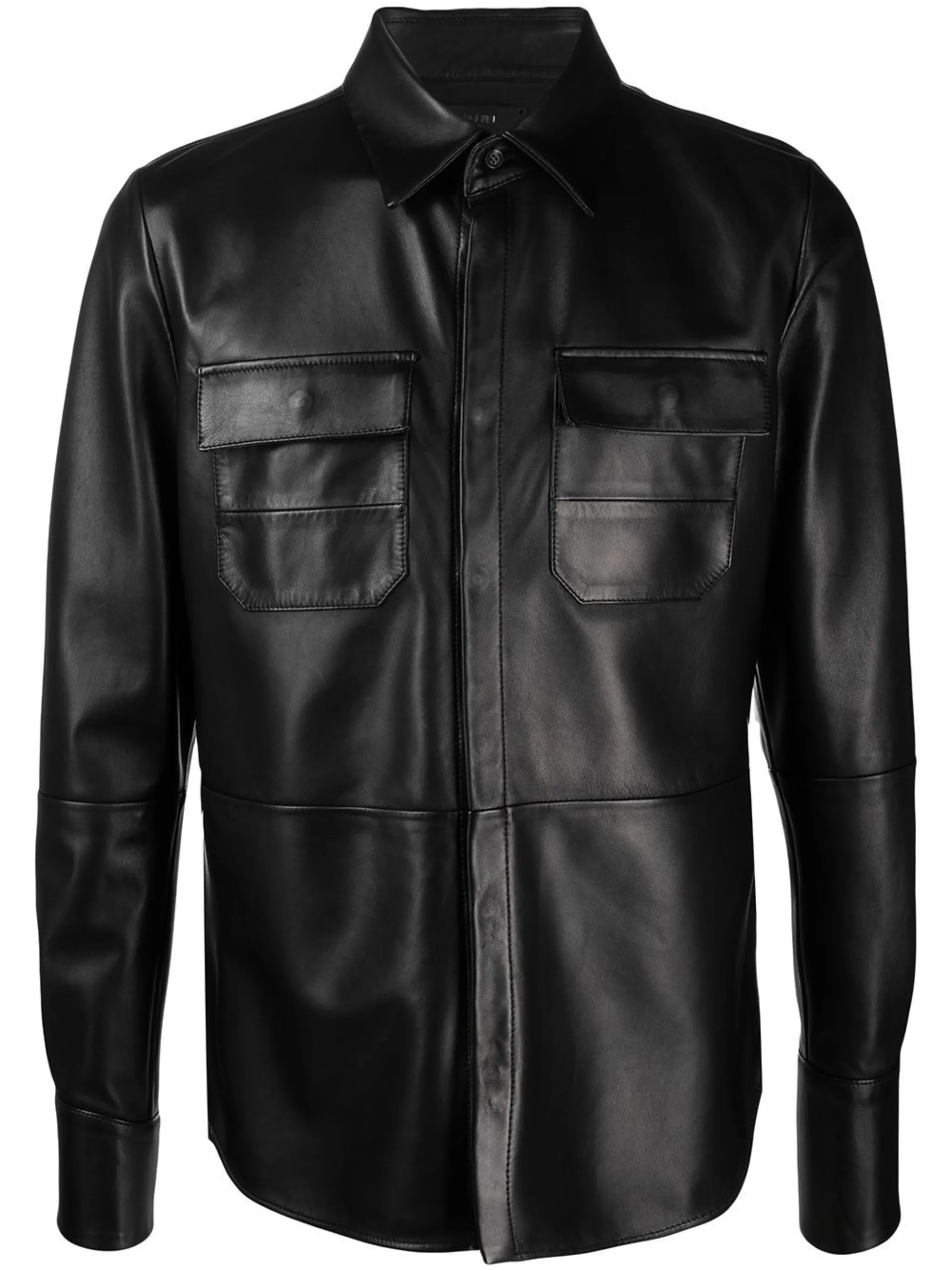 AMIRI leather shirt jacket | Eraldo.com GR
