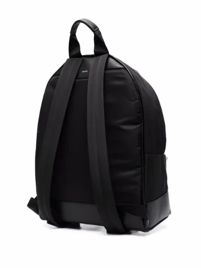 plain black backpack no logo