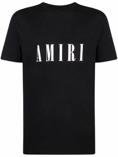 logo-print core cotton T-shirt | AMIRI 
