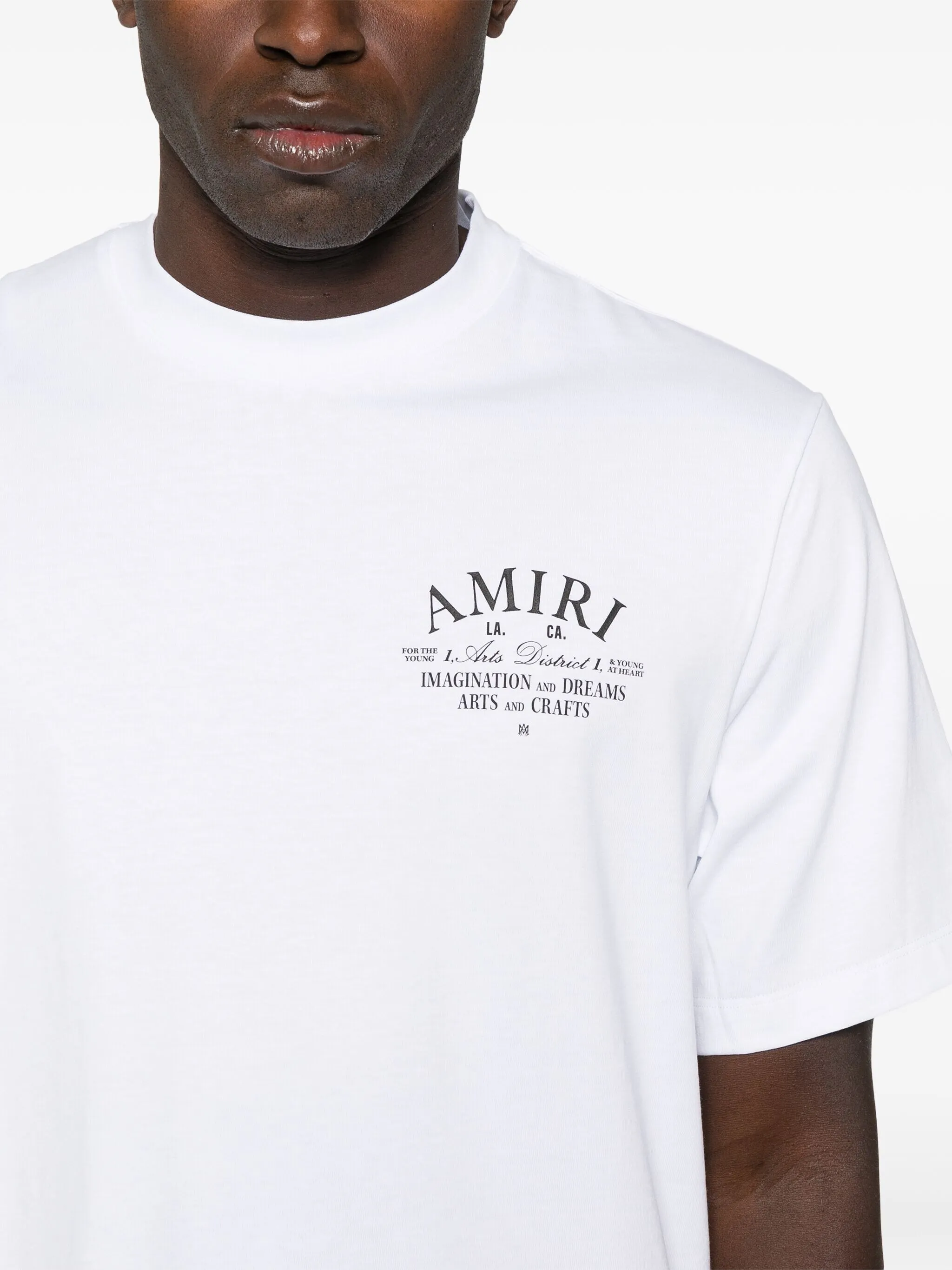 AMIRI logo-print cotton T-shirt | Eraldo.com AQ