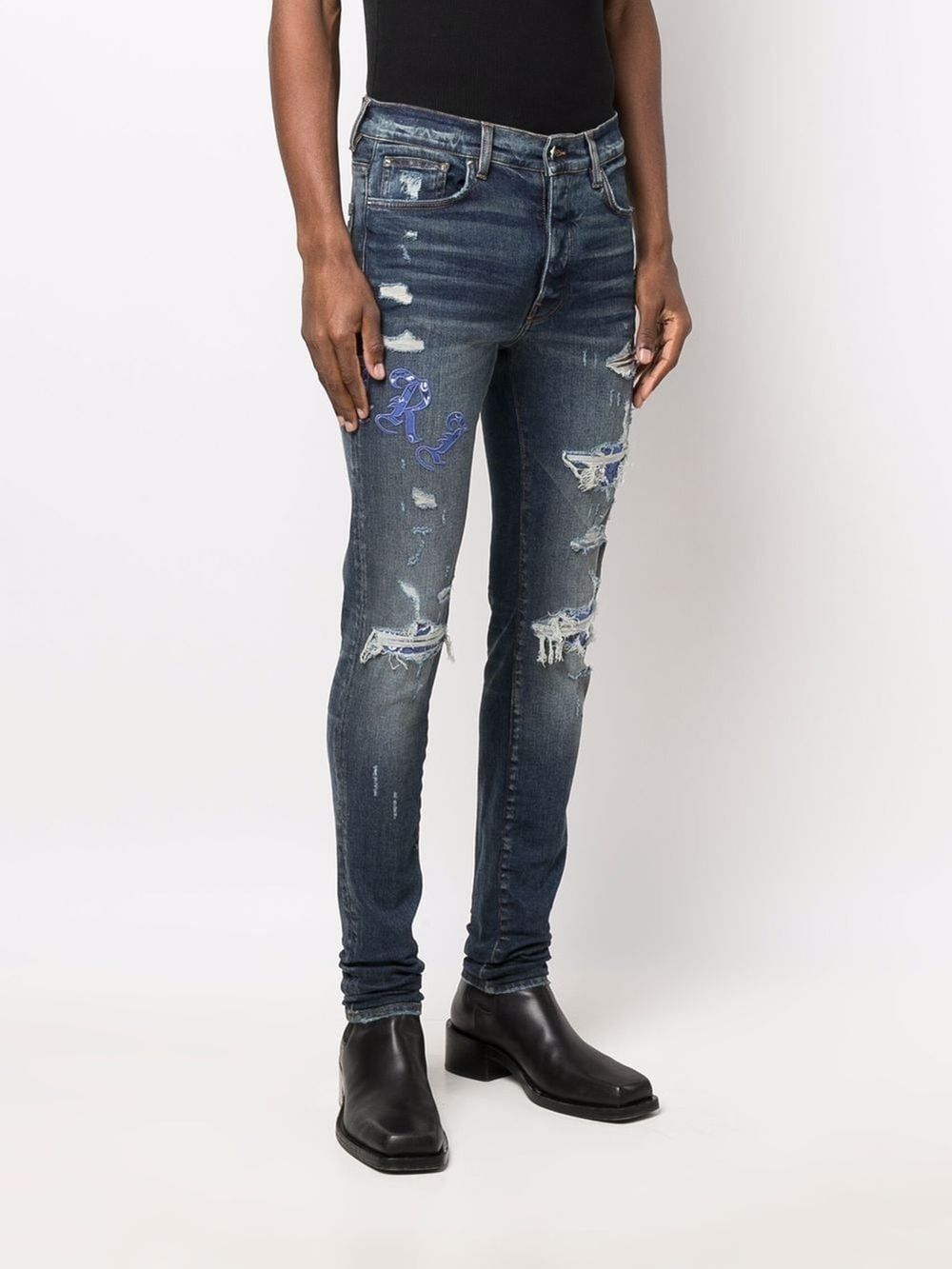 amiri old english jeans