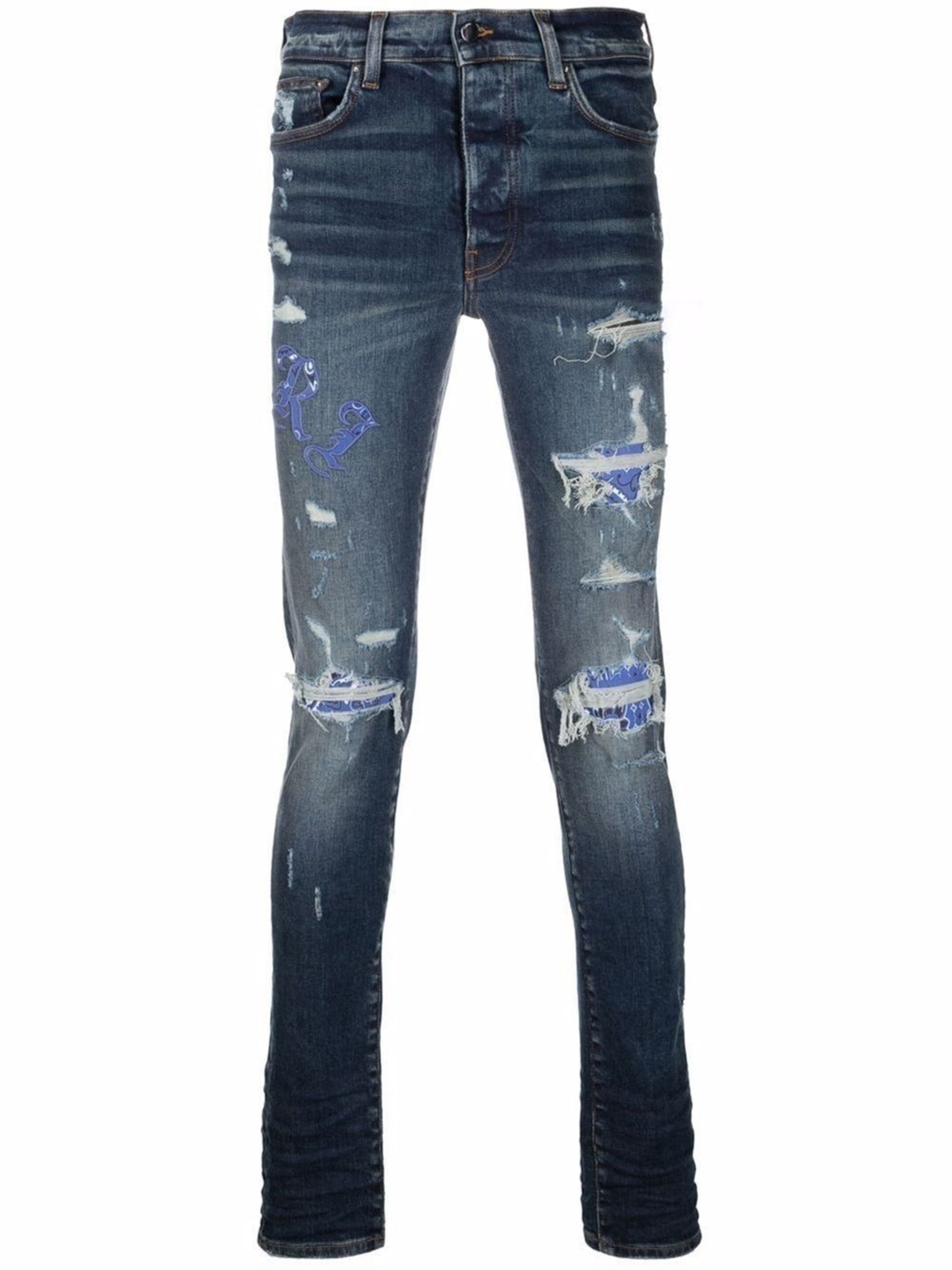 amiri old english jeans