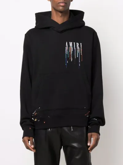 【AMIRI】クロップドトップ ロゴ AMIRI paint drip logo hoodie | Eraldo.com AQ