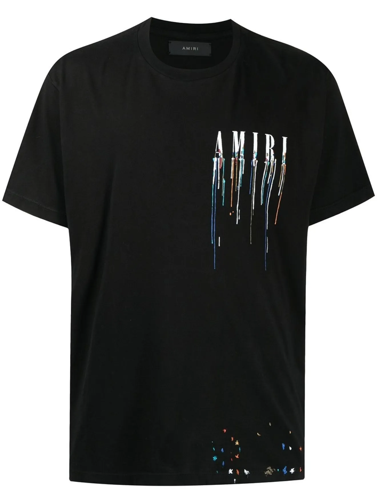 AMIRI paintdrip logo Tshirt black MODES